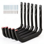 Garage Storage Ladders Hooks Naikozmo 6‑Pack Heavy Wall Rack 9.8in-0