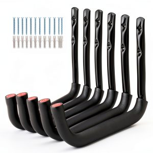 Garage Storage Ladders Hooks Naikozmo 6‑Pack Heavy Wall Rack 9.8in-0