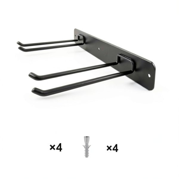 Folding Chair Storage Rack Samrelax Heavy‑Duty Steel Wall Mount-1