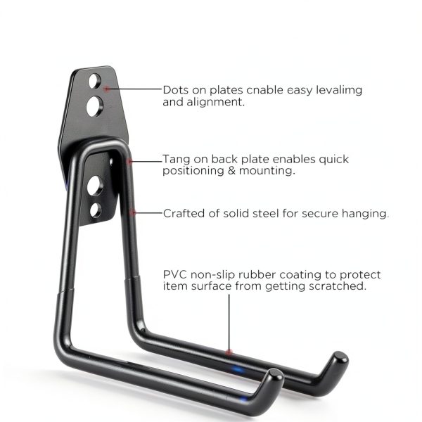Heavy Duty Garage Hooks SEDY 20‑Pack Steel Wall‑Mount Anti‑Slip-2