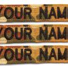 Custom Army Name Tape Set – 4 Pieces – Multicam/Scorpion OCP – Choose Hook Fastener or Sew-On – Personalized Embroidered Military Name Tapes for Uniforms, Caps & Tactical Gear – Made in USA-0