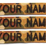 Custom Army Name Tape Set – 4 Pieces – Multicam/Scorpion OCP – Choose Hook Fastener or Sew-On – Personalized Embroidered Military Name Tapes for Uniforms, Caps & Tactical Gear – Made in USA-0
