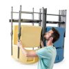Folding Chair Storage Rack Samrelax Heavy‑Duty Steel Wall Mount-4