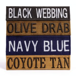 Custom Uniform Name Tapes by Northern Safari Webbing Colors, 5 Sizes-0