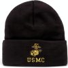 Rothco mens Army Marines Cap with Eagle Globe Anchor One Size Black-0