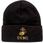 Rothco mens Army Marines Cap with Eagle Globe Anchor One Size Black-0
