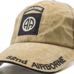 US Army 82nd Airborne OD Green Ball Cap Adjustable Hook Loop-0
