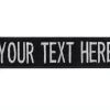 Custom Uniform Name Tapes by Northern Safari Webbing Colors, 5 Sizes-1