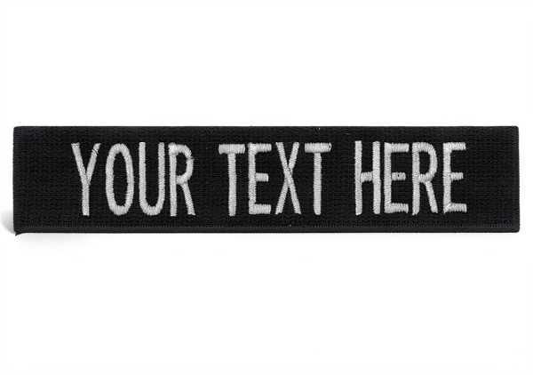 Custom Uniform Name Tapes by Northern Safari Webbing Colors, 5 Sizes-1