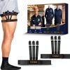 Shirt Stays for Men FOVKO Elastic Garter with Non Slip Clips-1