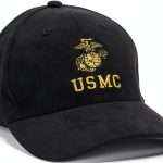 Rothco USMC Cap with Eagle Globe Anchor Adjustable Brushed Cotton Hat-0