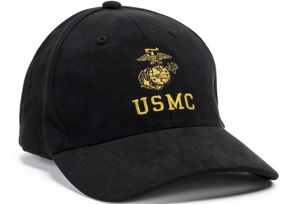 Rothco USMC Cap with Eagle Globe Anchor Adjustable Brushed Cotton Hat-0