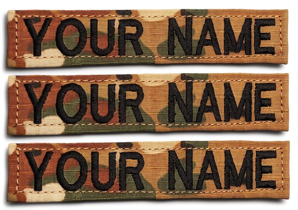 Custom Army OCP Multicam Name Tape 4-Piece Set by Tactical Stitches-0