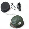 WW2 US Army M1 Helmet WXKHV Steel Replica with Adjustable Chin Strap-5