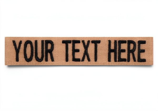 Custom Uniform Name Tapes by Northern Safari Webbing Colors, 5 Sizes-2