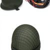 WW2 US Army M1 Helmet WXKHV Steel Replica with Adjustable Chin Strap-1