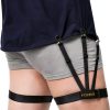 Shirt Stays for Men FOVKO Elastic Garter with Non Slip Clips-0