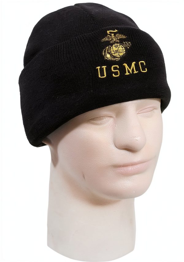 Rothco mens Army Marines Cap with Eagle Globe Anchor One Size Black-1