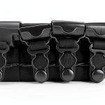 Vanguard Shirt Garter 2 Pair Heavy Duty Black Military Issue-0