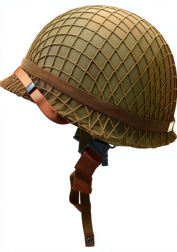 WW2 US Army M1 Helmet WXKHV Steel Replica with Adjustable Chin Strap-3