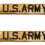 US Army OCP Name Tape with Hook Fastener Veteran Owned 2‑Pack-0