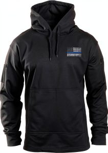 Rothco Conceal-Ops Thin Blue Line Hoodie Tactical Pullover Sweatshirt-0